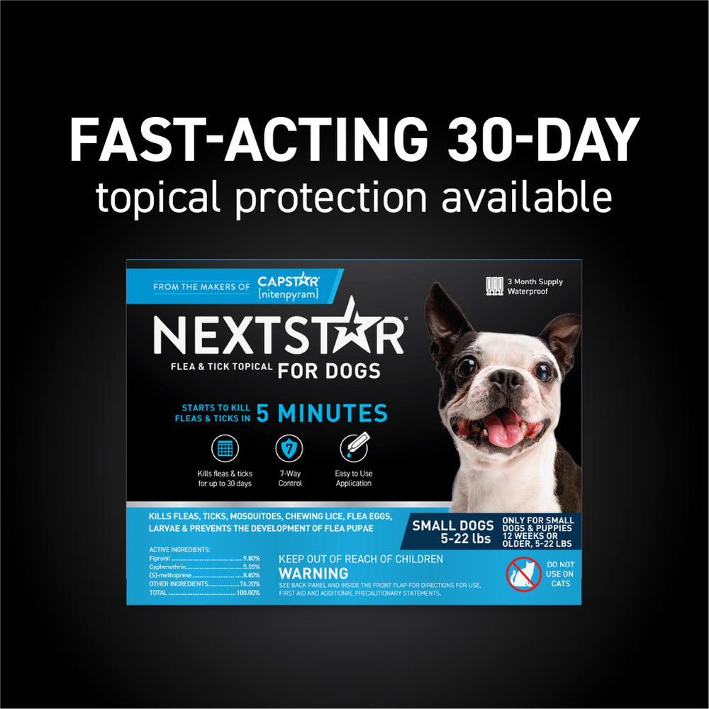 NEXTSTAR® Flea & Tick Topical for Dogs - 3 Months